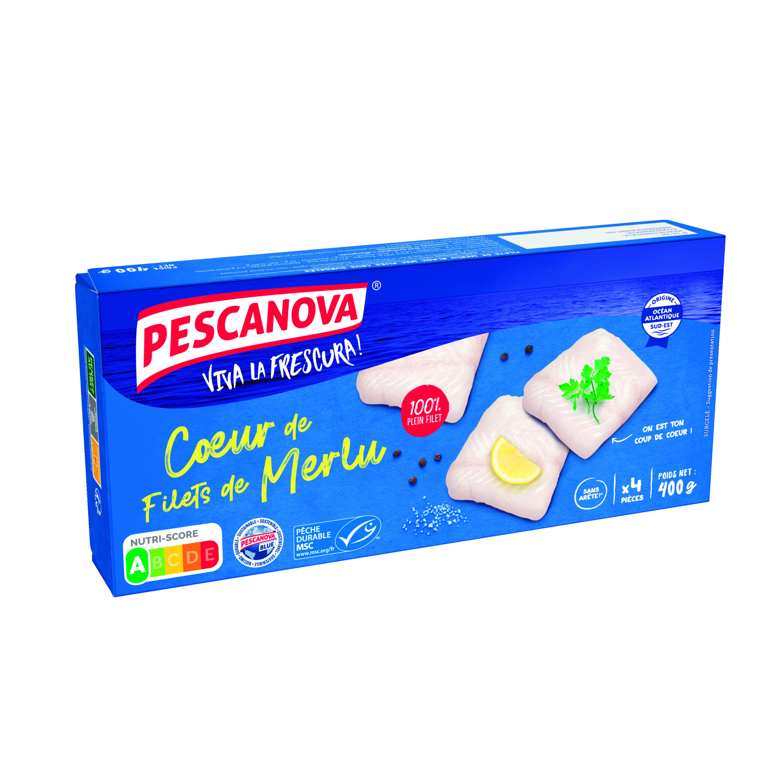 Coeur de Filets de Merlu Blanc