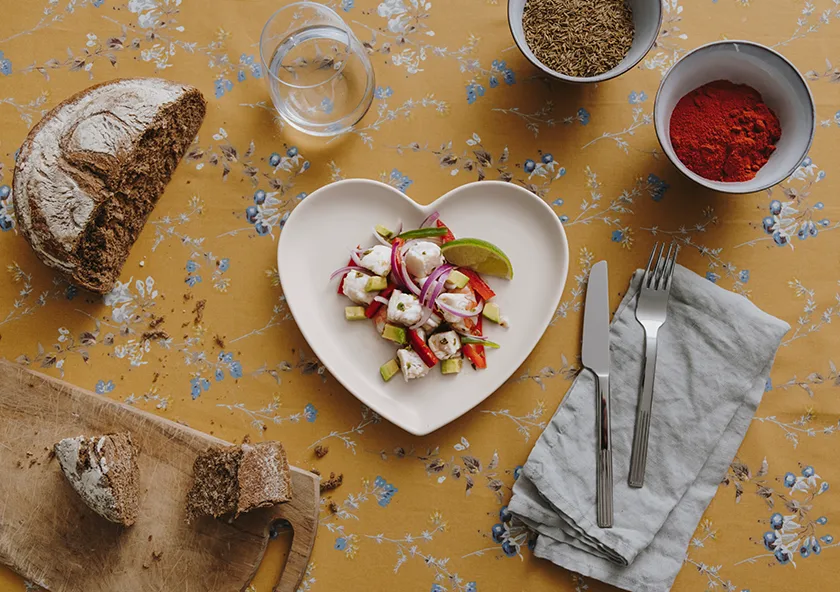 Ceviche de Cœurs de Filets de Merlu