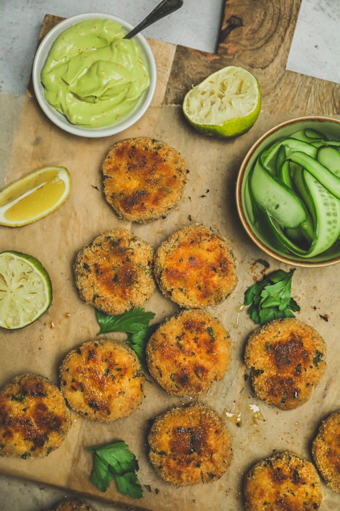 Croquettes de Cabillaud et mayonnaise à l'avocat