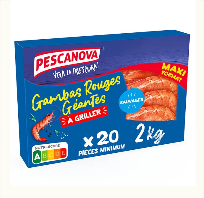 Gambas Rouges Géantes
 Maxi Format