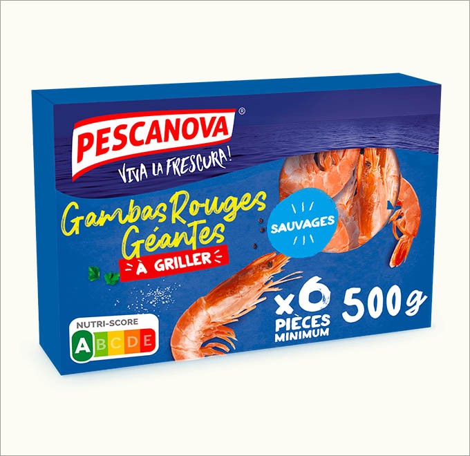 Gambas Rouges Géantes