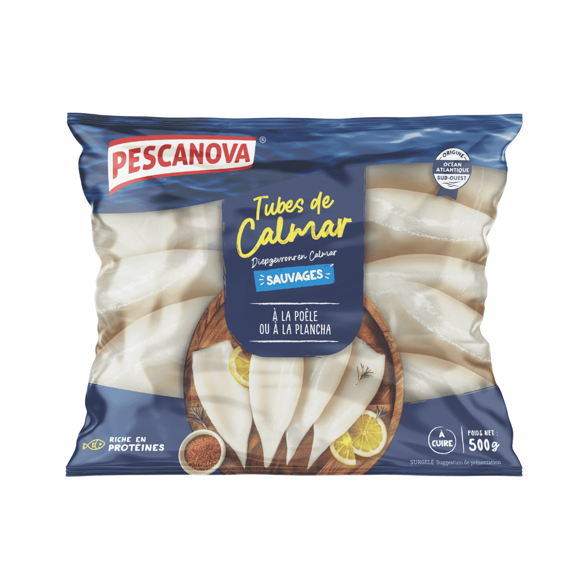 Tubes de Calmar Sauvages