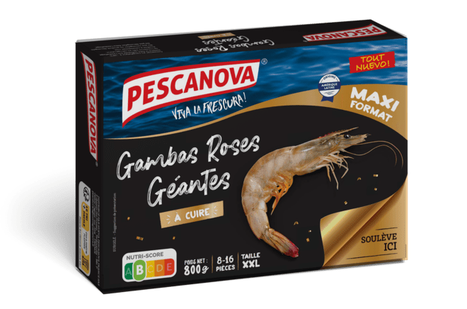 Gambas Roses Géantes à cuire