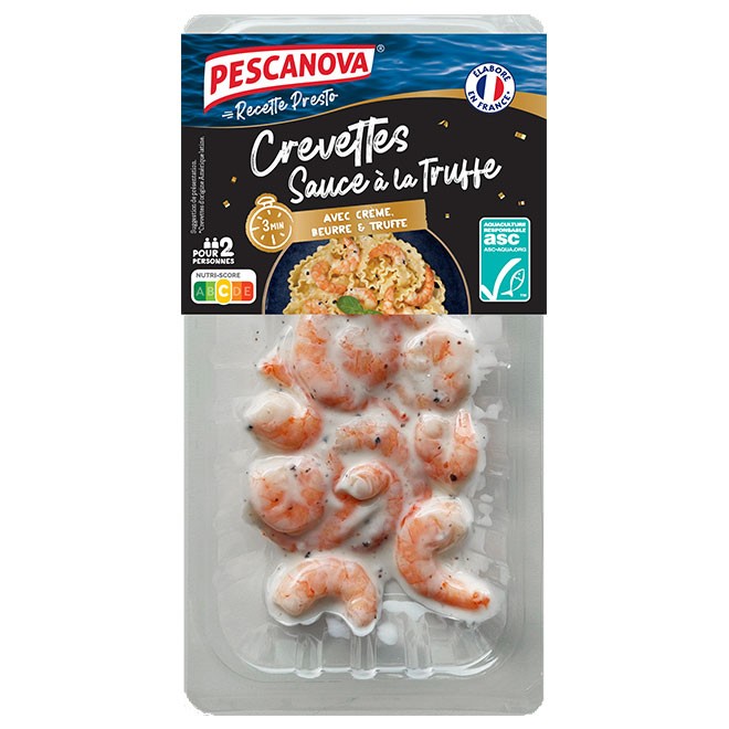 Crevettes Sauce à la Truffe