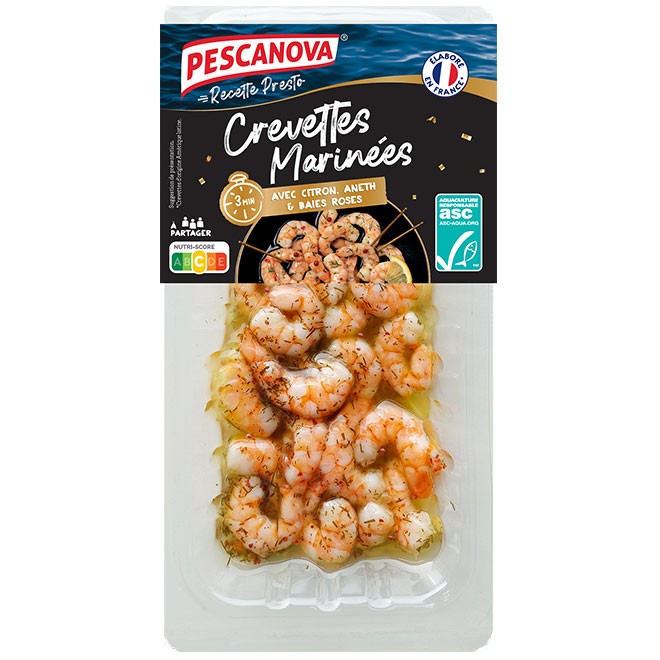 Recette Crevettes marinées à l'orange