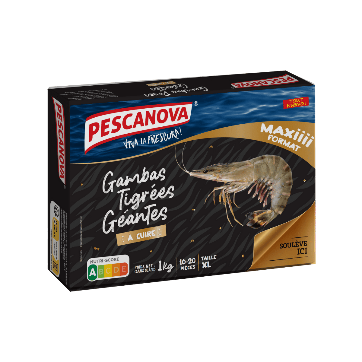 Gambas Tigrées Géantes