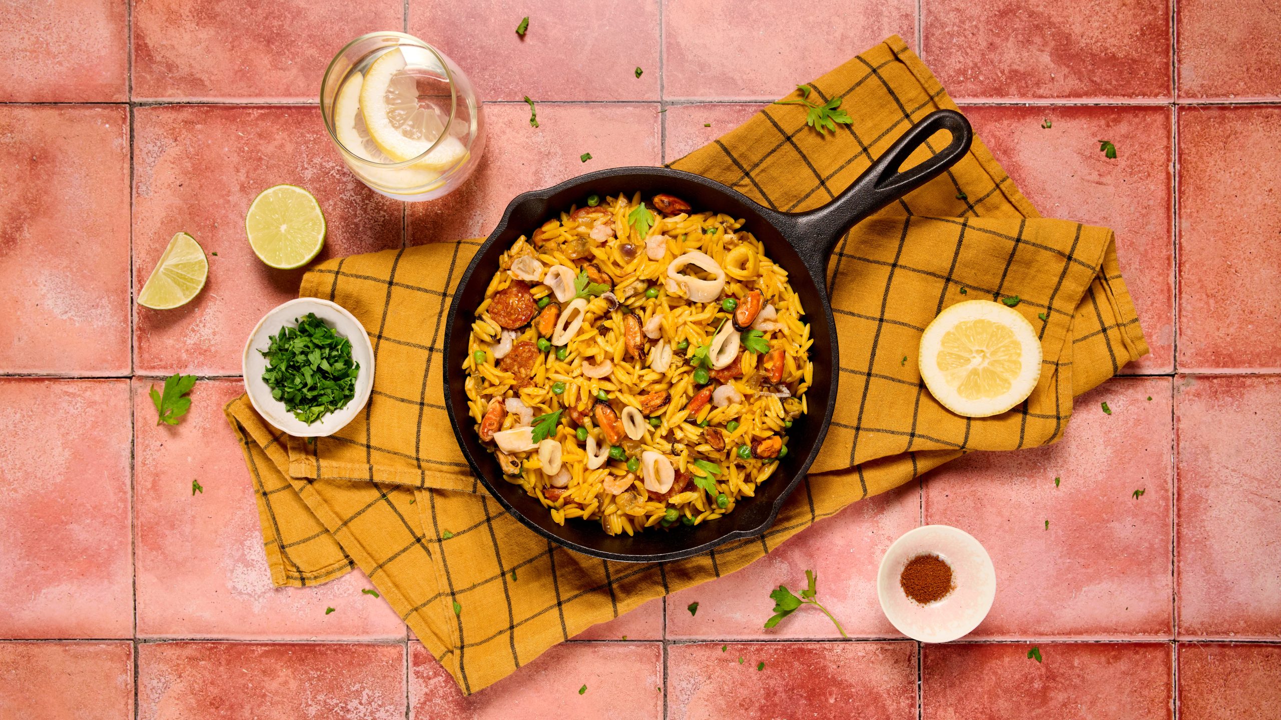 Mélange de Fruits de Mer façon Paella